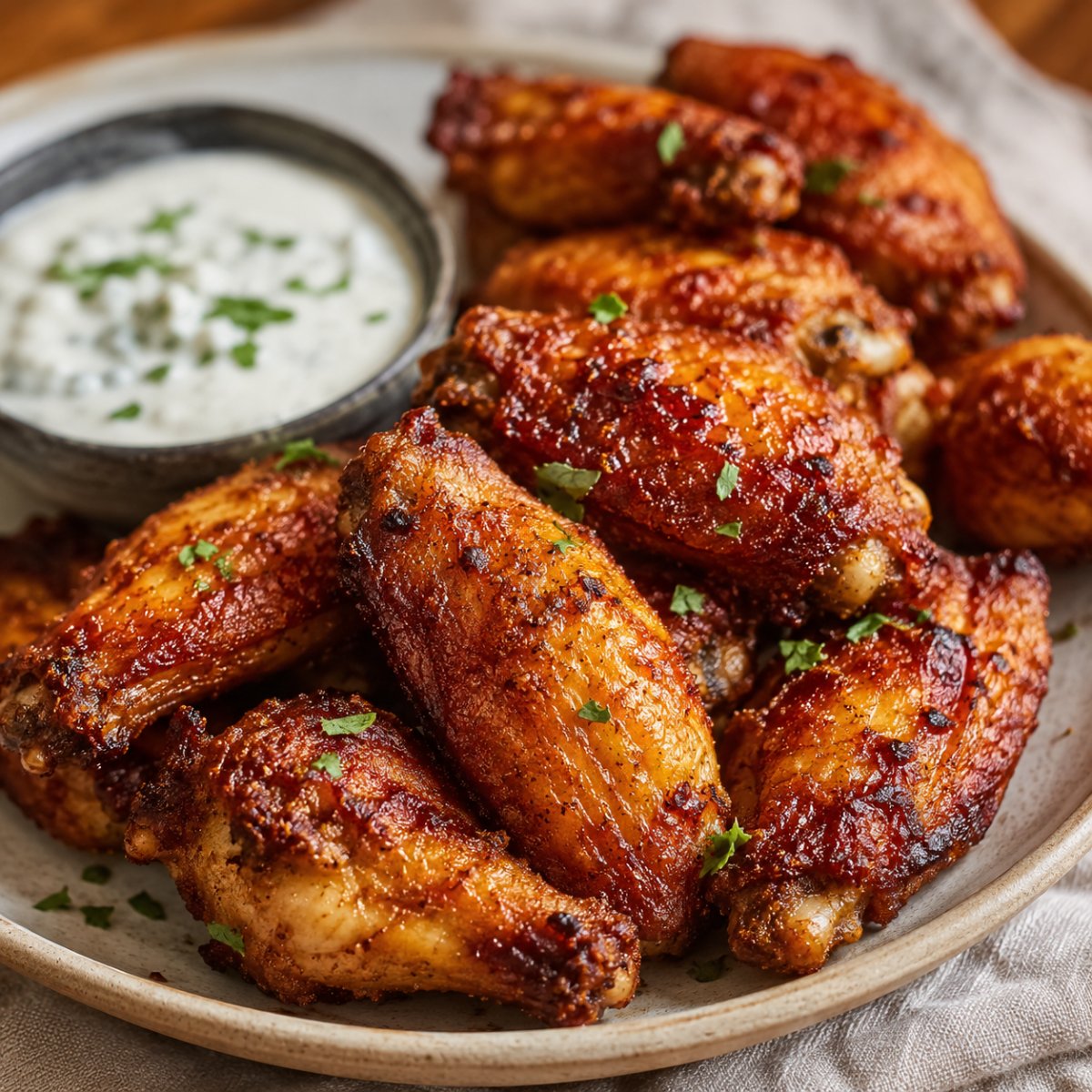 Ailes de poulet au air fryer : ultra croustillantes