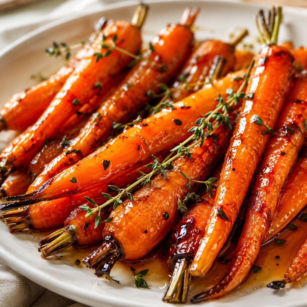 Carottes au air fryer : rôties et caramélisées