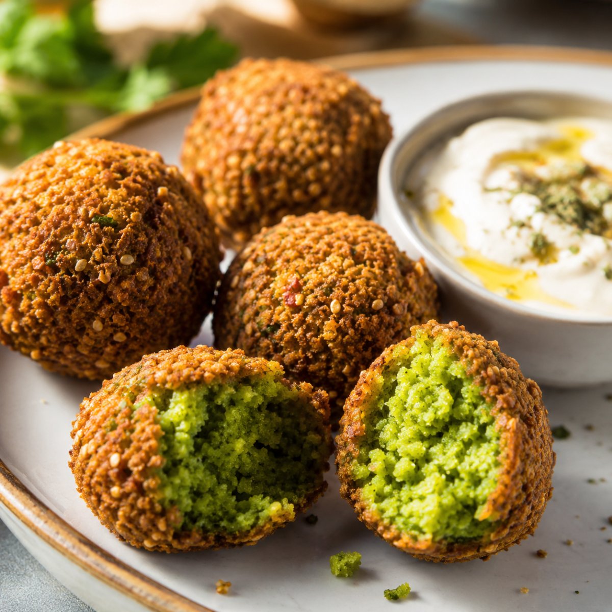 Falafels au air fryer : croustillants sans friture