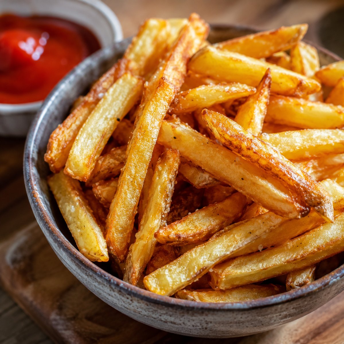 Frites maison au air fryer, croustillantes sans friture