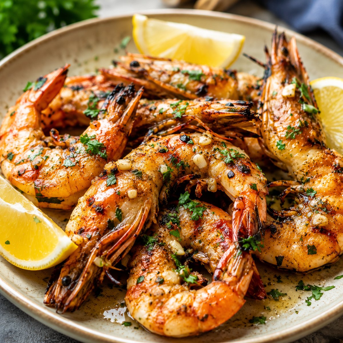 Gambas au air fryer : juteuses en 7 minutes
