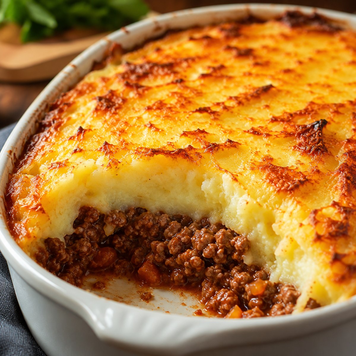 Hachis parmentier au air fryer : gratiné et doré
