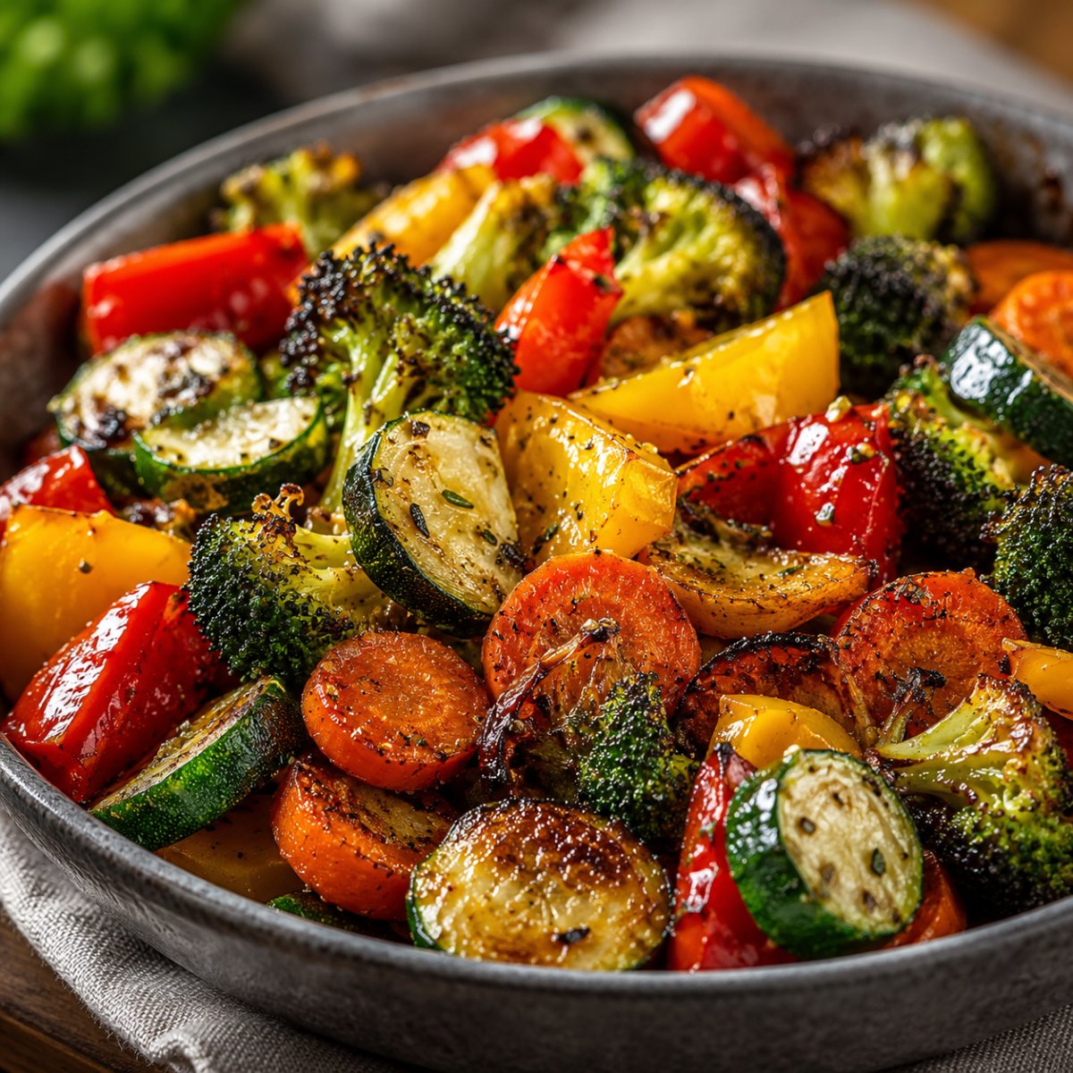 Légumes rôtis au air fryer : dorés et fondants