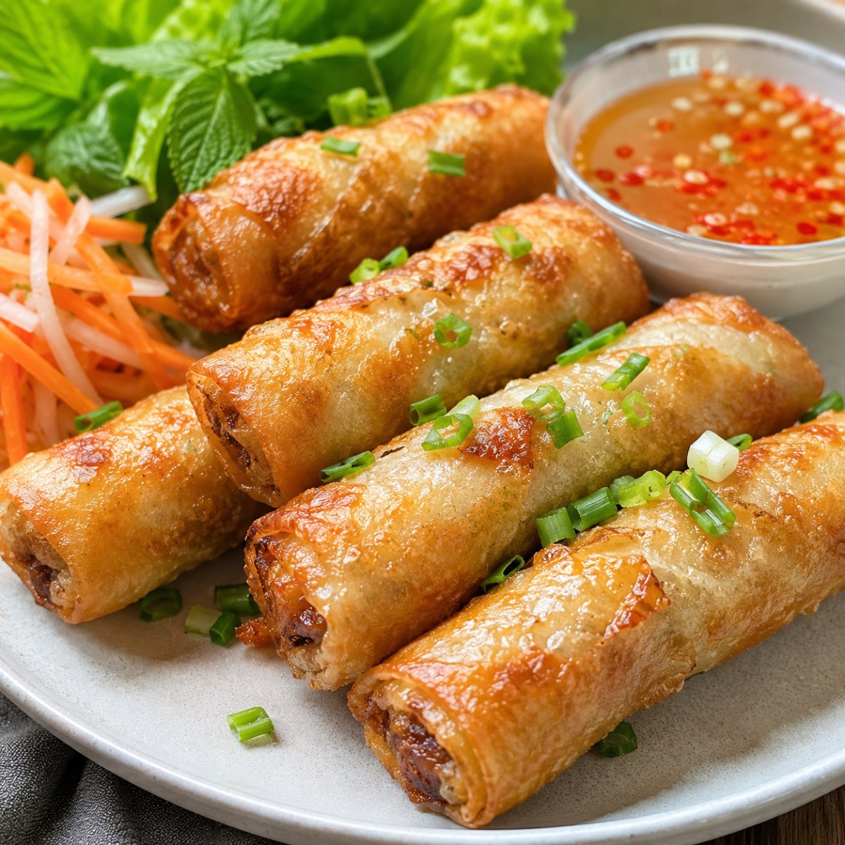 Nems surgelés au air fryer : croustillants en 14 min