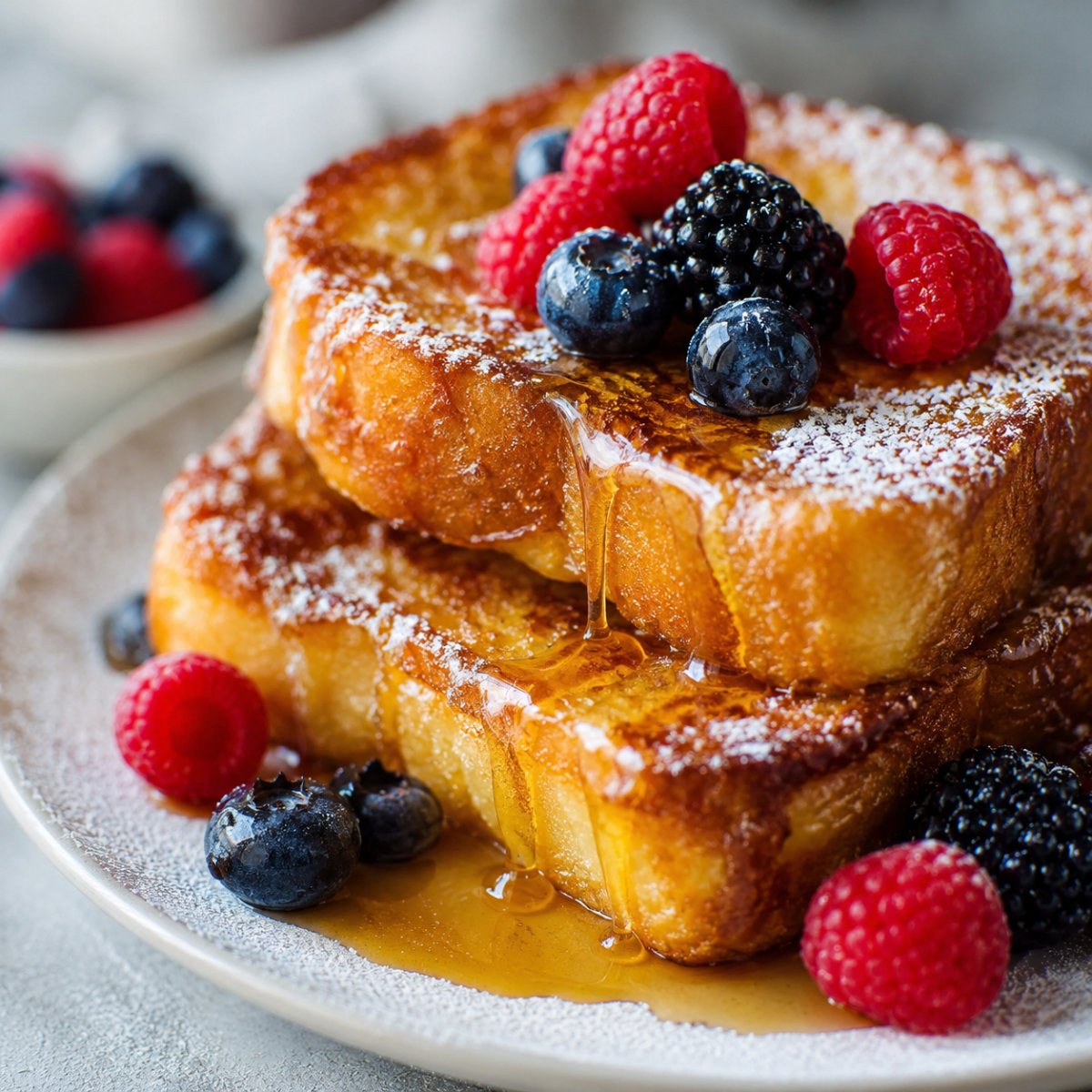 Pain perdu au air fryer : doré en 8 minutes