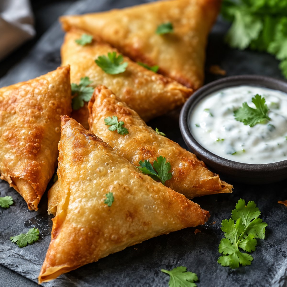 Samoussa air fryer : croustillants sans friture (frais & surgelés)